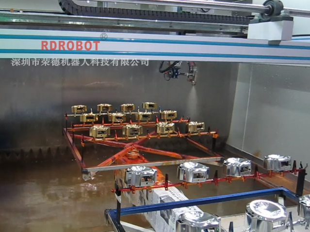 工藝品五軸自動(dòng)噴油設(shè)備